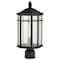Nuvo Raiden Outdoor Post Lantern 1 Light Matte Black Finish 60/5758 - alternate 1